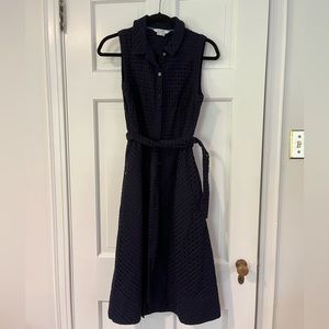 Navy eyelet Boden dress
